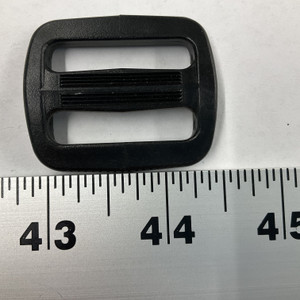 1.5" Adjuster Slide | Black | Plastic Hardware | Use for Bags / Strapping / Webbing