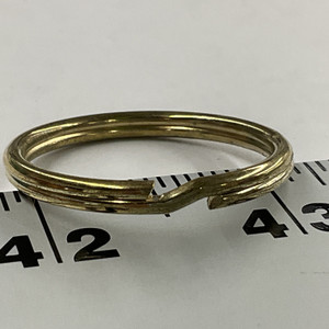 1.25" Brass Key Ring