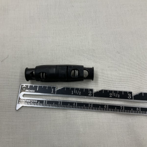 Cord Lock | 3mm Double Hole | Black