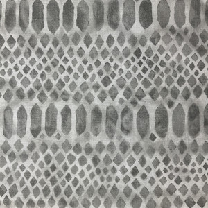 Watercolor Snake Print in Grey / White | Home Decor Fabric | Vilber | Medium Weight | 100% Cotton | 54" Wide | By the Yard (Same as Jay0422-117)