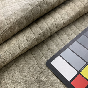 Baron Quilt in Laurel | Pre Quilted Upholstery Fabric | Diamonds in Green | Heavyweight | 54" Wide | By the Yard