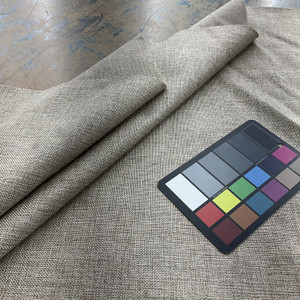 Scholar in Fawn | Upholstery Fabric | Basketweave in Shimmering Beige | Heavyweight | Durable | 54" Wide | By the Yard