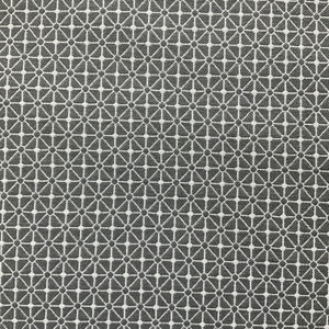 Geometric in Grey / White | Upholstery / Slipcover Fabric | Medium Weight | 54" Wide | By the Yard