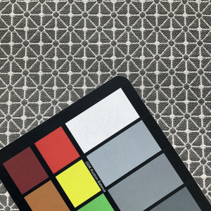 Geometric in Grey / White | Upholstery / Slipcover Fabric | Medium Weight | 54" Wide | By the Yard