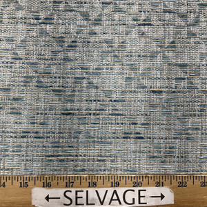 Pinwheel in Blue / Beige | Jacquard Upholstery Fabric | Medium to Heavy Weight | 54" Wide | By the Yard