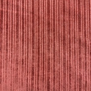 Kismet in Cinnabar | Chenille Upholstery Fabric | Striped Texture in Spice Red | Medium Weight | 54" Wide | By the Yard