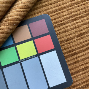 Northwest in Harvest | Chenille Upholstery Fabric | Striped Texture in Golden Brown | Medium to Heavy Weight | 54" Wide | By the Yard