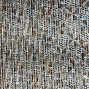 Mascarade in Carnival | Rust, Slate Blue , Natural Pinwheel Woven Upholstery Fabric |  Medium weight | Golding |  54" Wide | Sold BTY