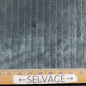 Black Velvet Corduroy | Upholstery Fabric | Wide Wale | Heavy Weight | 54" Wide | By the Yard