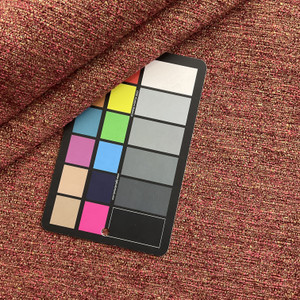 Teatro in Wine | Marled Maroon, Tan Solid Textured Woven Upholstery Fabric | Medium Weight  | 54" Wide | Sold BTY