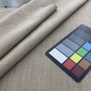 Hootie in Backpack | Upholstery Fabric | Linen Like Weave in Natural Light Brown | Heavyweight | 92% Poly 8% Linen | 54" Wide | By the Yard