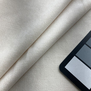 Hanover in Igloo | Upholstery Fabric | Microfiber in Ivory Off White | Heavy Weight | 91% Tencel / 9% Nylon | 54" Wide | By the Yard