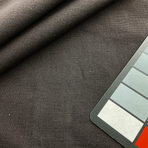 Patagonia in Black | Canvas Upholstery / Slipcover Fabric | Black with Hints of Brown | Medium Weight | 100% Cotton | 54" Wide | By the Yard