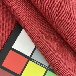Canvas in Radish | Upholstery / Slipcover Fabric |  Solid Red | Medium Weight | 54" Wide | By the Yard