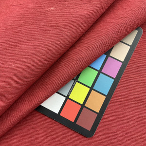 Canvas in Radish | Upholstery / Slipcover Fabric |  Solid Red | Medium Weight | 54" Wide | By the Yard