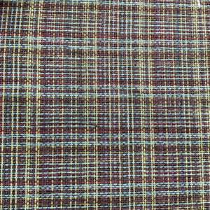 Wintour in Multi | Chenille Upholstery Fabric | Basketweave in Plum / Blue / Green | Heavyweight | 54" Wide | By the Yard