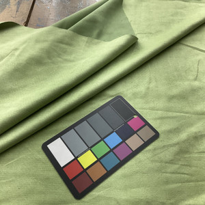 Temptation in Moss |  Microsuede Upholstery / Slipcover Fabric | Solid Light Green | Medium Weight | 59" Wide | By the Yard