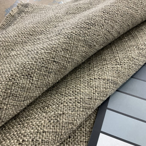 Zeus in Driftwood  | Dark Taupe with Black Textured Solid Woven Upholstery Fabric  | High Performance   | Heavy Weight  | 54" Wide | Sold BTY