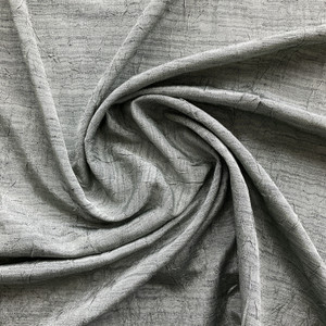 Kobe Crushed in Mineral | Drapery Fabric | Green / Black | Very Lightweight | 54" Wide | By the Yard