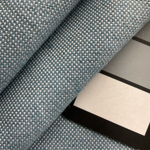 Outerbanks in Ocean | Upholstery Fabric | Basketweave in Blue and White | Medium to Heavy Weight | 54" Wide | By the Yard