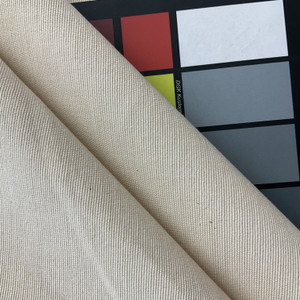 Solid Cream / Off White | Upholstery Canvas / Slipcover Fabric | Poly / Cotton Blend | Medium Weight | 54" Wide | By the Yard
