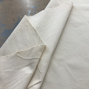 Solid Cream / Off White | Upholstery Canvas / Slipcover Fabric | Poly / Cotton Blend | Medium Weight | 54" Wide | By the Yard