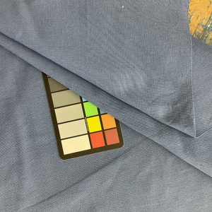 Andes in Dutch Blue | Upholstery Canvas / Slipcover Fabric | Two Toned Blue | Medium Weight | 54" Wide | By the Yard