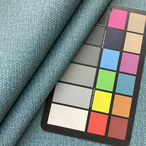 Vita in Marine | Upholstery Vinyl Fabric | Mottled Blues | Heavyweight | 54" Wide | By the Yard