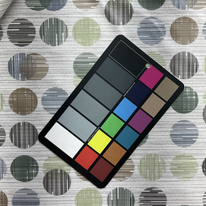 Silica in Bauble | Upholstery Vinyl Fabric | Geometric Design in Blue / Green / Grey | High Performance   | Knit back |  Medium weight | 54 Inch WIde | Sold BTY