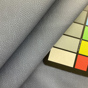 Morence in Two Toned Blue Faux Leather | Vinyl Upholstery Fabric | Pebbled Grain | Commercial Grade | 54" Wide | By the Yard