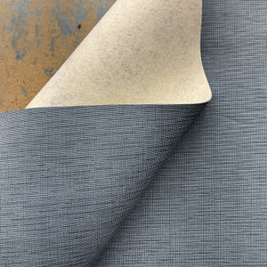 Connect in Scuba |  Slate Blue Texture Grain Faux Leather Upholstery Vinyl Fabric | High Performance  | Felt back |  Heavyweight | 54 Inch WIde | Sold BTY
