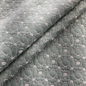 Quilted in Misty | Upholstery Fabric | Quilted Design in Mint Green / White | Heavyweight | 54" Wide | By the Yard
