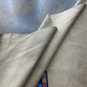 Sandhurst in Raffia | Cool Tan and Taupe Herringbone Upholstery Fabric | Heavyweight | Home Decor | 54" Wide | Sold BTY