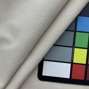 Imitation in Flax | Upholstery Canvas / Slipcover Fabric | Solid Natural Off White | Medium Weight | 54" Wide | By the Yard