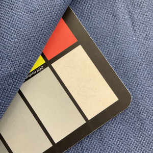 Bonanza in Nautical | Upholstery Canvas / Slipcover Fabric | Solid Blue Basketweave | Linen / Cotton | Medium Weight | 54" Wide | By the Yard