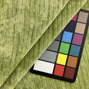 Kismet in Leaf | Chenille Upholstery Fabric | Striated Weave in Green | Medium Weight | Braemore | 54" Wide | By the Yard