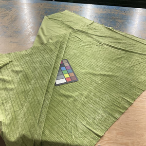 Kismet in Leaf | Chenille Upholstery Fabric | Striated Weave in Green | Medium Weight | Braemore | 54" Wide | By the Yard