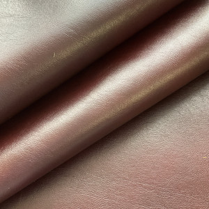 Dark Burgundy | Faux Leather Vinyl Upholstery Fabric | Light Grain | Felt-backed | Heavyweight | 54" Wide | By the Yard