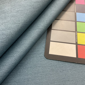 Nishiki in Peacock | Teal Grained  Contract Faux Leather Upholstery Vinyl Fabric | High Performance by OFS | Knit back | Heavyweight | 54 Inch WIde | Sold BTY