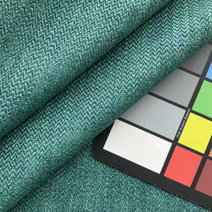 Kara in Jade | Upholstery Fabric | Micro Herringbone in Green / Blue | Medium Weight | Linen / Viscose / Poly | 54" Wide | By the Yard