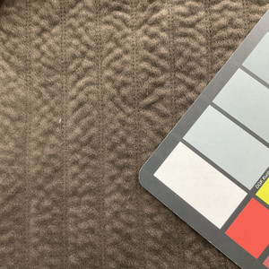Swift Plush in Chocolate | Upholstery Fabric | Quilted Stripes on Plush Solid Brown | 54" Wide | Heavyweight | By the Yard