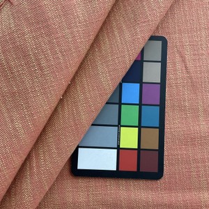 Katherine in Pink | Upholstery Fabric | Coral Pink and Gold | Medium Weight | 54" Wide | Sold BTY | (Also Sku skndeco0324-1449)