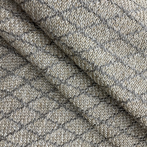 Maya Bay in Dune  |  Taupe and Grey Diamond Woven Outdoor Upholstery Fabric | 100% Olefin  |Heavy weight |  54" Wide | Sold BTY