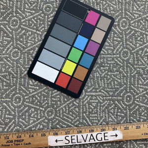 Congo in Cement | Jacquard Upholstery Fabric | Dk and Lt Grey | Heavy Weight | 54" Wide | By the Yard