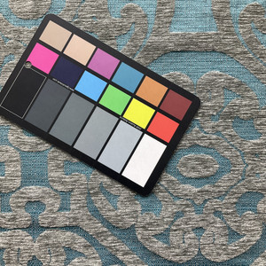 Scrollwork in Teal / Grey | Jacquard Upholstery Fabric | Chenille | Heavy Weight | 54" Wide | By the Yard