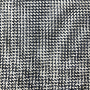 Kyle in Charcoal | Houndstooth Upholstery Fabric | Grey / Off White | Medium Weight | 54" Wide | By the Yard