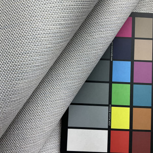 Dyson in Bahamas  | Cool Light Blue Grey Neutral Solid Textured Woven  Upholstery Fabric | Medium Weight | 54" Wide | Sold BTY