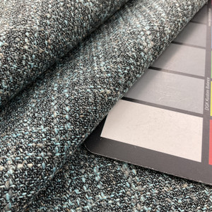 Eastpoint in Tide Pool | Upholstery Fabric | Tweed in Blue and Black | Medium Weight | 54" Wide | Sold BTY