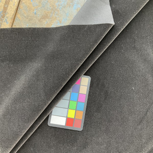 Shetland in Charcoal  | Off Black  Solid Woven Velvet Upholstery Fabric | Home Decor  | Very Heavy Duty Backed  | 54" Wide | Sold BTY