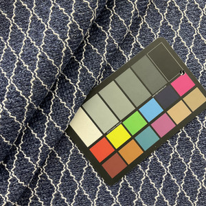 Maya Bay in Marine Blue | Upholstery Fabric | Diamond Design | Heavy Weight | Olefin | 54" Wide | By the Yard